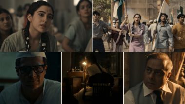 Ae Watan Mere Watan Trailer: Sara Ali Khan's Usha Takes On the British Via Radio in This Empowering Patriotic Tale (Watch Video)